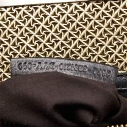 Pre Owned Fendi Black Patent Leather Large Peekaboo Top Handle Bag