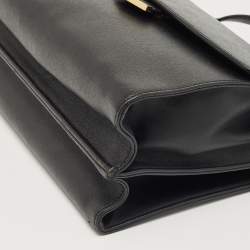 Pre Owned Fendi Black Leather Small Demi Jour Top Handle Bag