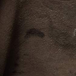 Pre Owned Fendi Red Zucca Leather Mini Mon Tresor Bucket Bag