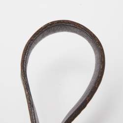 Pre Owned Fendi Beige/Brown Zuchinno Canvas and Leather Baguette Bag