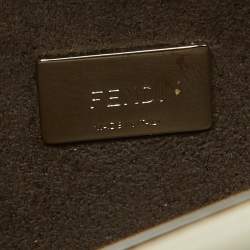 مملوكة مسبقًا حقيبة كروس فندي مايكرو بيكابو جلد أزرق