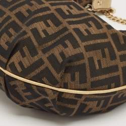 Fendi Tobacco Zucca Canvas Chef Hobo