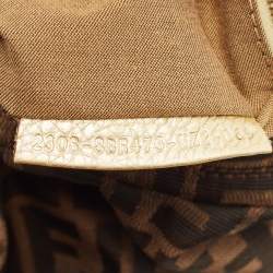 Fendi Tobacco Zucca Canvas Chef Hobo