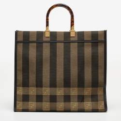 Fendi Pequin FF Logo Shopping Tote - shop 