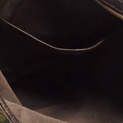 Pre Owned Fendi Tobacco Zucca Canvas and Leather Messenger Bag