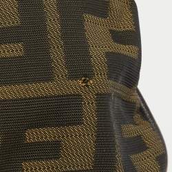 Pre Owned Fendi Tobacco Zucca Canvas and Leather Messenger Bag