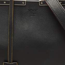 Pre Owned Fendi Black Leather Small 3Jours Tote