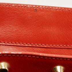 Pre Owned Fendi Tricolor Raffia and Leather Studded Satchel