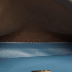 Pre Owned Fendi Dark Beige Leather Medium Peekaboo Top Handle Bag