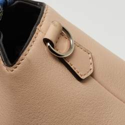 Pre Owned Fendi Tricolor Leather Small By The Way Shoulder Bag