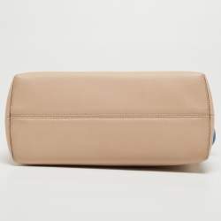 Pre Owned Fendi Tricolor Leather Small By The Way Shoulder Bag
