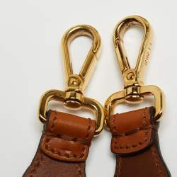 Pre Owned Fendi Brown/White Zucca Print PVC and Leather Mon Tresor Bucket Bag