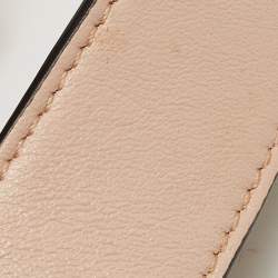 Pre Owned Fendi Pink Leather Mini Mon Tresor Bucket Bag