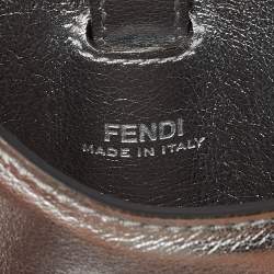 Fendi Silver Leather Multi Pouch Belt Bag 