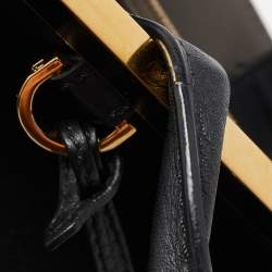 Pre Owned Fendi Black Leather Small 2Jours Tote