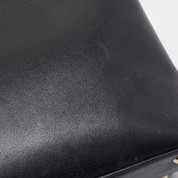 Pre Owned Fendi Black Leather Small 2Jours Tote