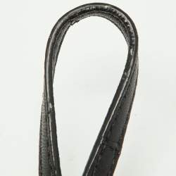 Pre Owned Fendi Multicolor Leather and Fox Fur Micro Buggie Baguette Bag