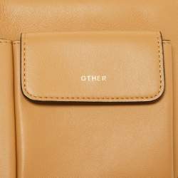 Pre Owned Fendi Beige Leather and Mesh 3 Pockets Belt Bag