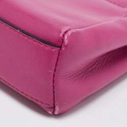 Pre Owned حقيبة كروس فندي مايكرو بيكابو جلد خوخي