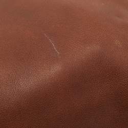 Pre Owned Fendi Two Tone Brown Leather Chameleon Satchel