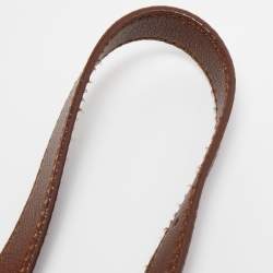 Pre Owned Fendi Two Tone Brown Leather Chameleon Satchel