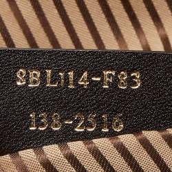 Pre Owned Fendi Two Tone Brown Leather Chameleon Satchel