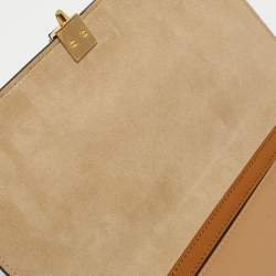 Pre Owned Fendi Multicolor Zucca Velvet and Leather Kan I Shoulder Bag