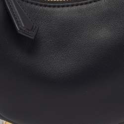 مملوكة مسبقًا Fendi Black Leather Nano Fendigraphy Hobo