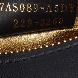 مملوكة مسبقًا Fendi Black Leather Nano Fendigraphy Hobo