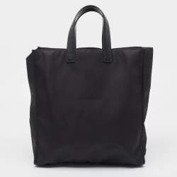 Fendi Black Nylon Monster Eye Shopper Tote