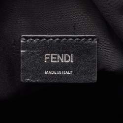 Fendi Black Nylon Monster Eye Shopper Tote