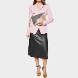 Fendi Tri Color Coated Canvas and Leather Diagonal Wristlet Pouch