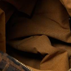 Fendi Tobacco Zucca Canvas and Leather Chef Chain Link Hobo