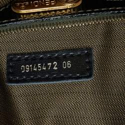 Pre Owned Fendi Tobacco Zucca Canvas and Leather Front Pocket Tote