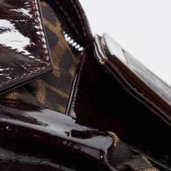 Pre Owned Fendi Tobacco Zucca Canvas and Patent Leather To You Convertible Clutch Bag