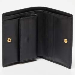 Pre Owned Fendi Black Leather F is Fendi Bifold Wallet
