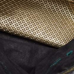 Pre Owned Fendi Black Patent Leather Large Peekaboo Top Handle Bag