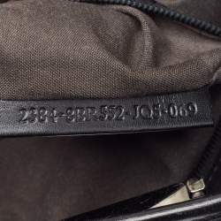 Pre Owned Fendi Black Zucchino Canvas and Leather Hobo