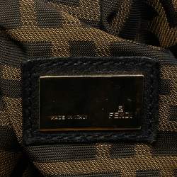 Pre Owned Fendi Black Nappa Leather Spy Bag