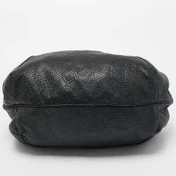 Pre Owned Fendi Black Nappa Leather Spy Bag