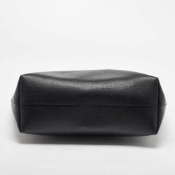 Pre Owned Fendi Black/Peach Leather Monster Roll Tote
