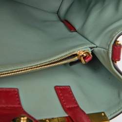 مملوكة مسبقًا Fendi Red Leather Small 2Jours Tote