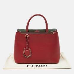 مملوكة مسبقًا Fendi Red Leather Small 2Jours Tote