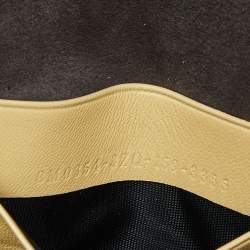 Pre Owned Fendi Yellow Leather and Fur Micro Monster Baguette Bag