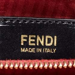 Fendi Red Leather Medium 2Jours Tote