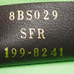 مملوكة مسبقًا Fendi Grey/Green Leather Mini Mon Tresor Bucket Bag