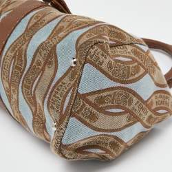 مملوكة مسبقًا Fendi Tri Color Selleria Canvas and Leather Shoulder Bag