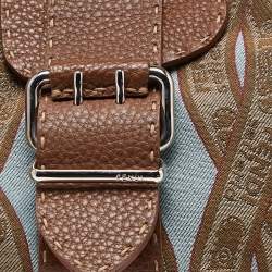 مملوكة مسبقًا Fendi Tri Color Selleria Canvas and Leather Shoulder Bag