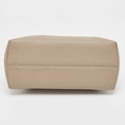 Pre Owned Fendi Beige/Cream Leather and Python Small By The Way Shoulder Bag