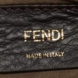 مملوكة مسبقًا Fendi Tobacco Zucca Coated Canvas and Leather 1974 FF Flap Crossbody Bag